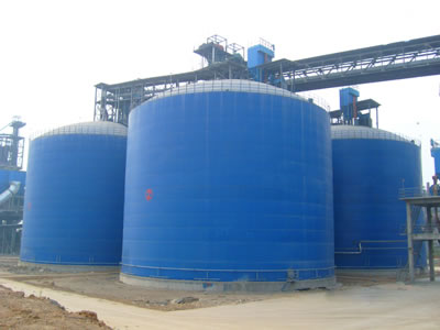 准格尔水泥钢板库改造