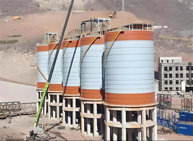 准格尔高架钢板仓